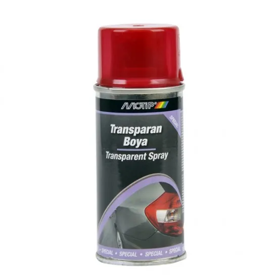 Motip Stop Boyası Transparan Kırmızı