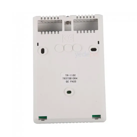 Merkezi Klima Fancoil Termostat 10~30°C - Sıcak, Soğuk AC110-220V, Duvara Montaj, Mekanik, 3 Fan Modu