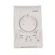 Merkezi Klima Fancoil Termostat 10~30°C - Sıcak, Soğuk AC110-220V, Duvara Montaj, Mekanik, 3 Fan Modu