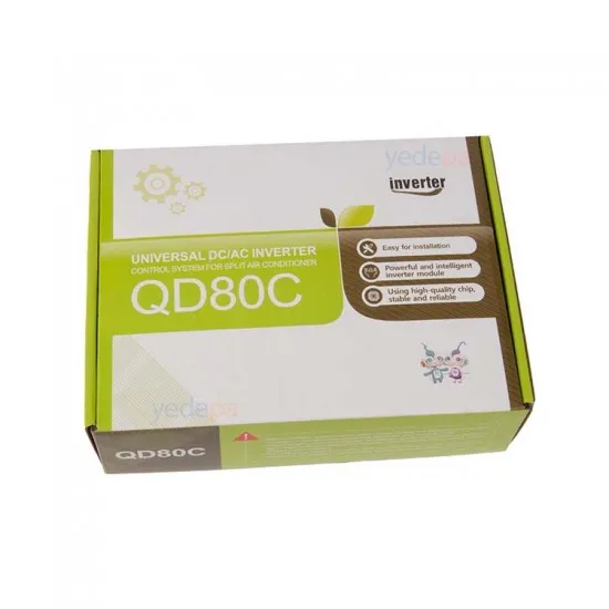 QD80c Universal İnverter Klima Kartı (İç Fanı Dc Olanlar İçin)