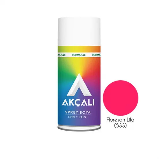 Akçalı Sprey Boya Floresan Lila (533)