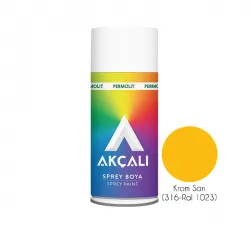 Akçalı Sprey Boya Krom Sarı (316 - Ral 1023)