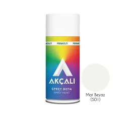 Akçalı Sprey Boya Mat Beyaz (501)