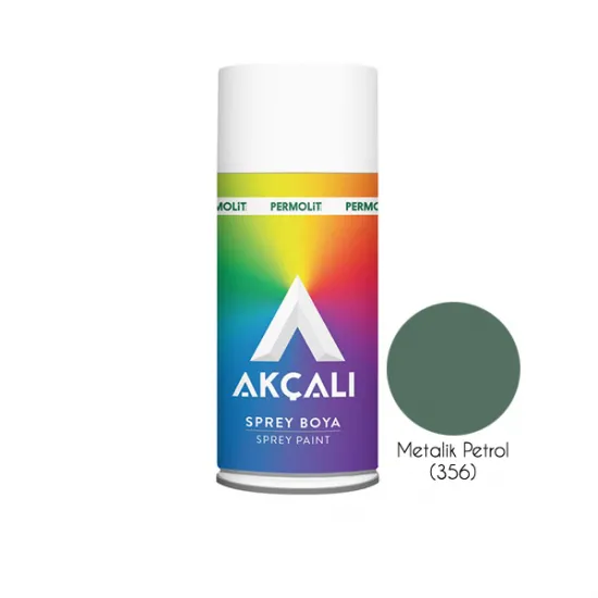 Akçalı Sprey Boya Metalik Petrol (356)