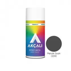 Akçalı Sprey Boya Metalik Siyah (359)