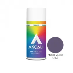 Akçalı Sprey Boya Metalik Viyolet (360)