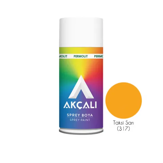 Akçalı Sprey Boya Taksi Sarı (317)
