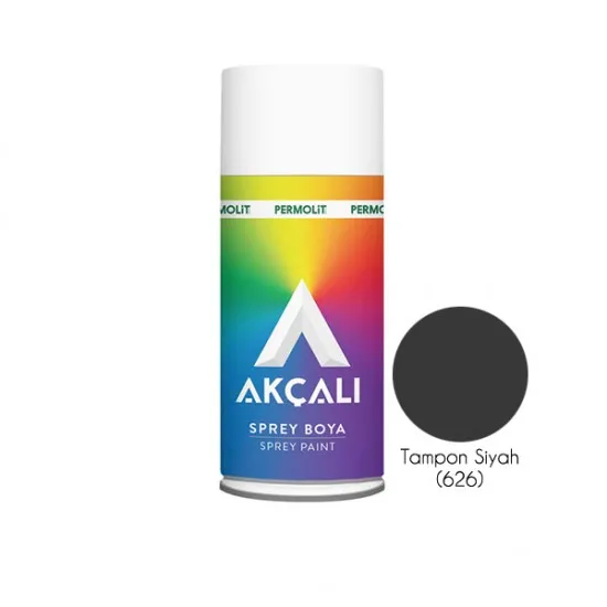 Akçalı Sprey Boya Tampon Siyah (626)