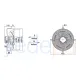 Weiguang Emici Aksiyel Fan 35 Cm (Motorlu) YWF4E-350 - 1400 Devir - 220V