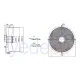 Weiguang 630 mm Emici Aksiyel Fan YWF4E-630 - 1400 Devir 220V