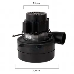 Ametek Süpürge Motoru - Çift Fan Egzozlu 400W 24V