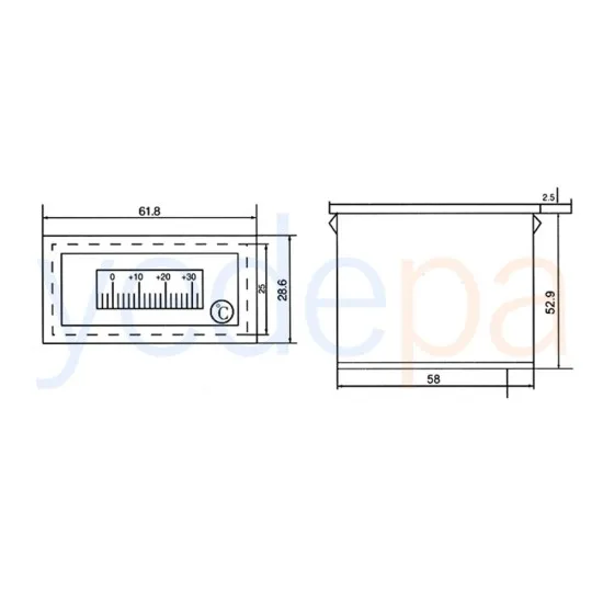 Analog Mekanik Termometre - WTY-100B