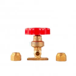 Shut-Off Valve 3/8 inch – Flare Manual Shut-Off Valve, with Flare Nuts