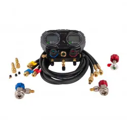 Artiko DMG-360 Dijital Manifold Full Set – 19 Soğutucu Gaz, Çift Sensörlü, Çantalı
