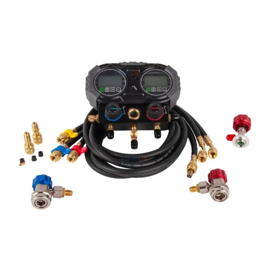 Artiko DMG-360 Dijital Manifold Full Set – 19 Soğutucu Gaz, Çift Sensörlü, Çantalı