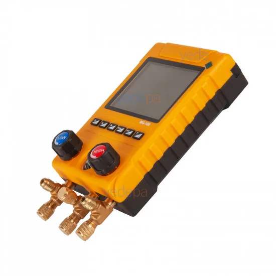 Artiko MG-100A Dijital Manifold – Superheat/Subcooling Hesaplı, 88 Gaz Kütüphaneli (Hortumsuz)