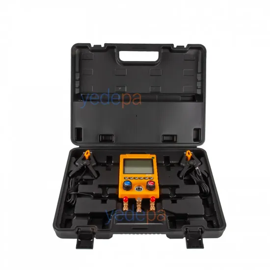 Artiko MG-100A Dijital Manifold – Superheat/Subcooling Hesaplı, 88 Gaz Kütüphaneli (Hortumsuz)