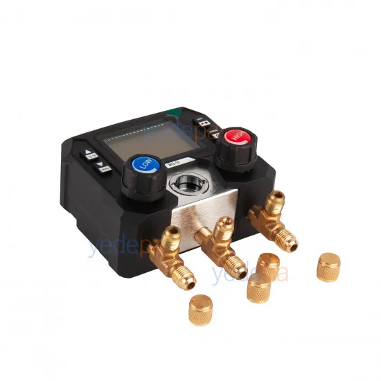 Artiko MG-10A Dijital Manifold Full Set – 88 Soğutucu Gaz, 800 psi, A2L Alev İkonu, 3 Hortumlu