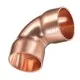 Bakır Bağlantı 90° Dirsek 1 1/8" - 28 mm | Yüksek Basınç Dayanımlı Lehimlenebilir Bağlantı Aparatı