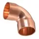 Bakır Bağlantı 90° Dirsek 1 1/8" - 28 mm | Yüksek Basınç Dayanımlı Lehimlenebilir Bağlantı Aparatı