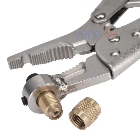 Bakır Boru Delme ve Valf Takma Pensesi | Soğutucu Geri Kazanım Aleti