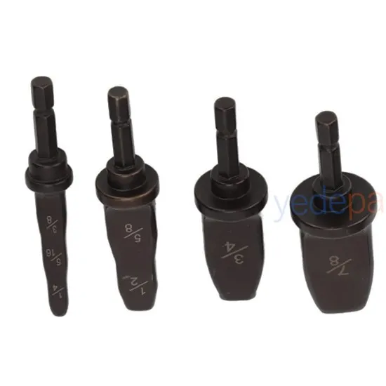 Bakır Boru Tüp Genişletici Şişirme Kafası 4'lü Set