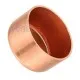 3/8" (9,52 mm) Bakır Cap Kör Tapa | Lehimlenebilir, Yüksek Basınç Dayanımlı