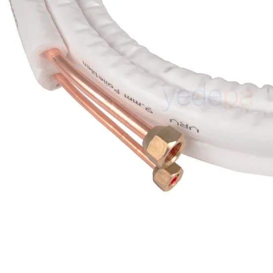 Bakır Klima Montaj Kiti / Seti 3/8 - 5/8 3 Metre - 24000 BTU Uyumlu