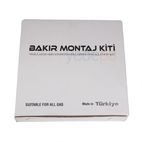 Bakır Klima Montaj Kiti / Seti 3/8 - 5/8 3 Metre - 24000 BTU Uyumlu