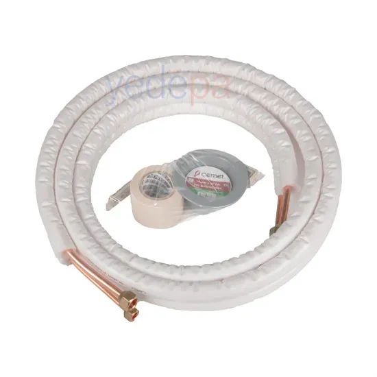 Bakır Klima Montaj Kiti / Seti 1/4 - 3/8 - 10 Metre - 24000 BTU Uyumlu