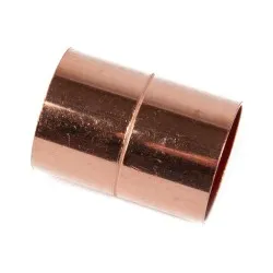 Bakır Bağlantı Manşon 1 1/8" - 28 mm | Yüksek Basınç Dayanımlı Lehimlenebilir Boru Birleştirme Aparatı