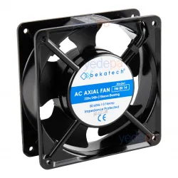 Soğutucu Kare Fan Motoru (Metal Pervane) - 120x120x38mm