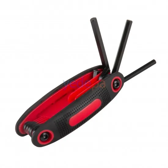 Çakı Tipi 9 Parçalı Alyan Anahtar Seti - 5/64 - 3/32 - 7/64 - 1/8 - 9/64 - 5/32 - Ergonomik ve Dayanıklı