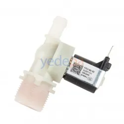 Çamaşır Makinası Su Giriş Ventil Vanası 180° Plastik Braketli 10,50 mm