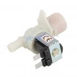 Çamaşır Makinası Su Giriş Ventil Vanası 180° Plastik Braketli 10,50 mm