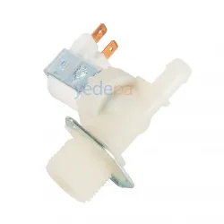 Çamaşır Makinası Tekli Su Giriş Vana Ventili - 180° Metal Bağlantılı - TP Reflex