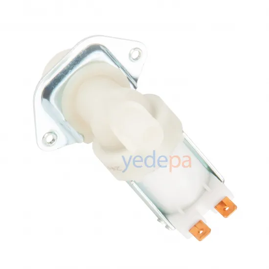 Çamaşır Makinası Tekli Su Giriş Vana Ventili - 180° Metal Bağlantılı - TP Reflex