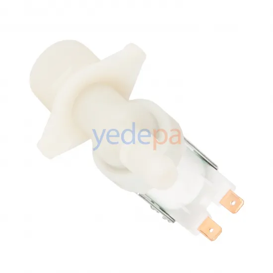 Çamaşır Makinası Tekli Su Giriş Vana Ventili - 180° Plastik Bağlantılı - TP Reflex