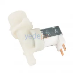 Çamaşır Makinası Tekli Su Giriş Vana Ventili - 180° Plastik Bağlantılı - TP Reflex