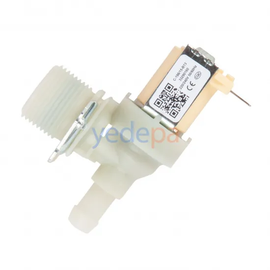 Çamaşır Makinası Tekli Su Giriş Vanası 90° Metal Braketli 10,50 mm