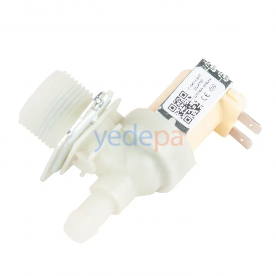 Çamaşır Makinası Tekli Su Giriş Vanası 90° Metal Braketli 10,50 mm