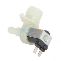 Bulaşık Makinası Tekli Su Giriş Vanası 90° Plastik Braketli