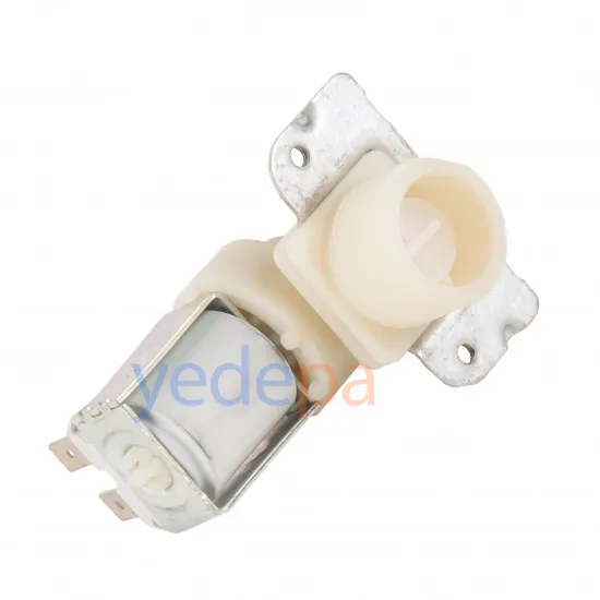 Çamaşır Makinesi Tekli Su Giriş Ventil Vanası - 180° Metal Bağlantılı 10.5mm - Bitron