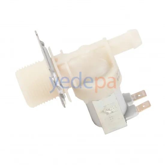 Çamaşır Makinesi Tekli Su Giriş Ventil Vanası - 180° Metal Bağlantılı 10.5mm - Bitron