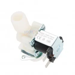 Çamaşır Makinesi Tekli Su Giriş Ventili (1/2" - 3/4" Uyumlu, Düz Çıkış, 220V)