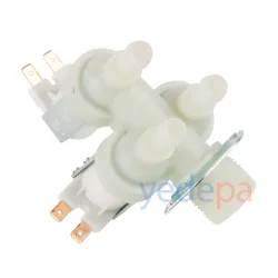 Çamaşır Makinesi Üçlü Su Giriş Ventil Vanası - 90 Metal Bağlantılı 10.5mm - TP Reflex
