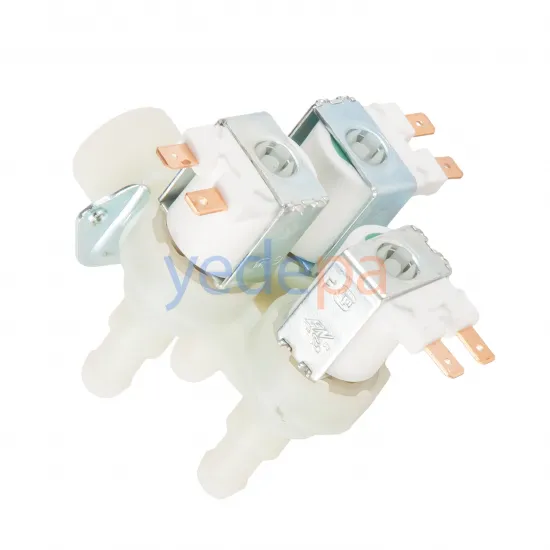 Çamaşır Makinesi Üçlü Su Giriş Ventil Vanası - 90 Metal Bağlantılı 10.5mm - TP Reflex