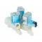 Çamaşır Makinesi Üçlü Su Giriş Ventil Vanası Mavi Bobin - 180° Plastik Bağlantılı Soketli 2005680800 10.5mm - TP Reflex