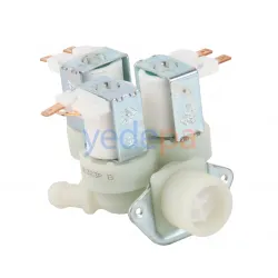 Çamaşır Makinesi Üçlü Yaprak Tip Su Giriş Ventil Vanası - 180° Metal Bağlantılı 10.5mm - TP Reflex