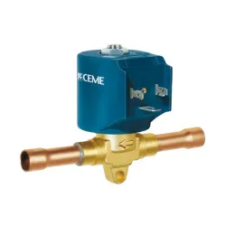 CEME CM-6811TE30DCDF Solenoid Vana – 3/8" ODF Kaynaklı, Normalde Kapalı, Kv 0,230, MOPD 25 bar